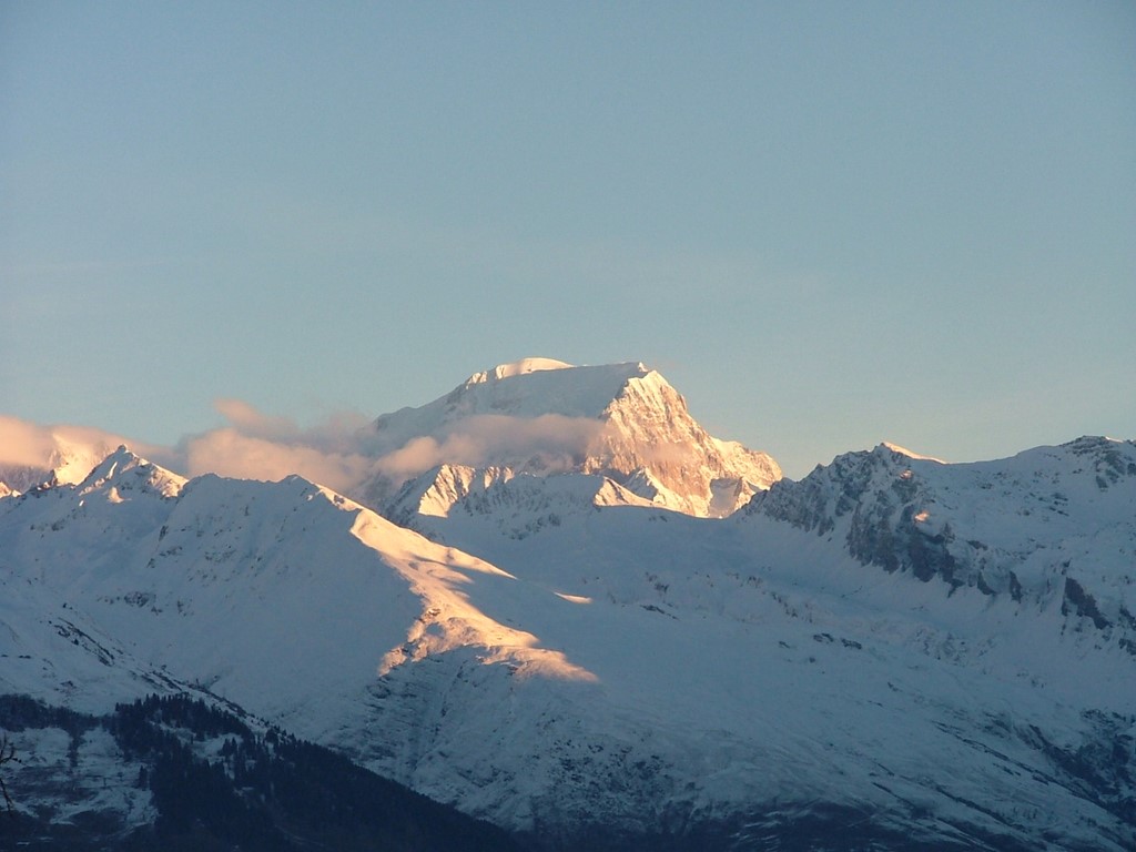 le mont blanc hiver